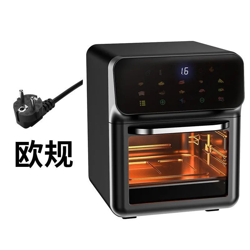 15L Visual Window Air Fryer Oven – Large-Capacity Smart Air Fryer for Home Kitchen (110V/220V)