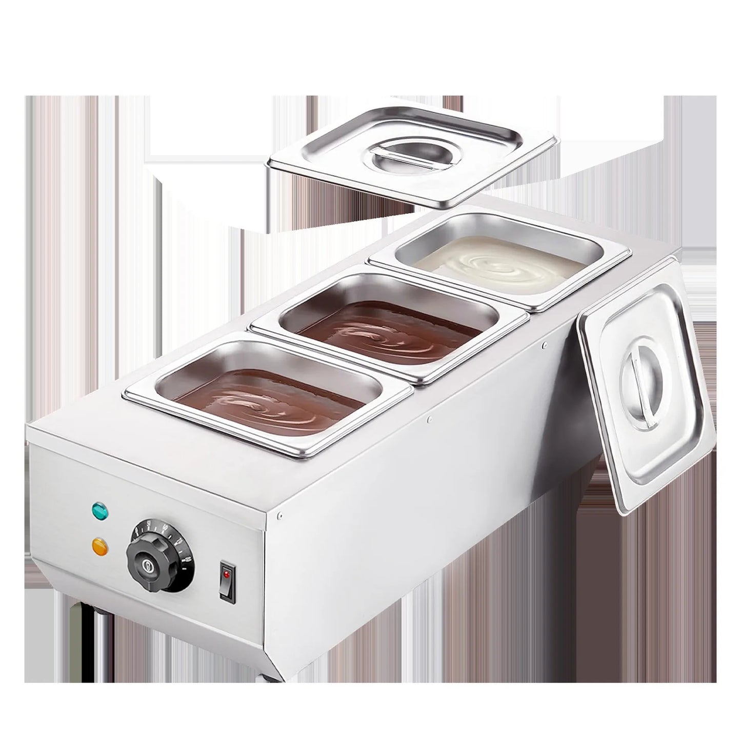 Singwinner Electric Chocolate Tempering Machine – 2/3-Tank Chocolate Melting & Cascade Warmer for Home Kitchens
