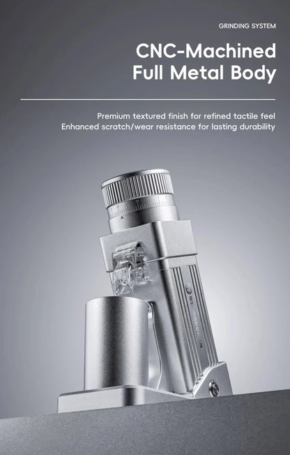 STARSEEKER E55Pro Electric Coffee Grinder 55MM Titanium Cone Burr Stepless Adjustment Espresso Brew Coffee Bean Grinder Black