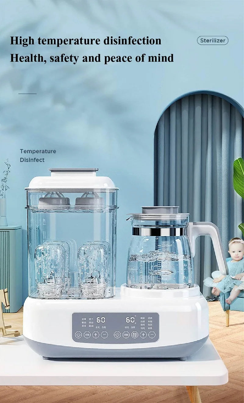 Multi-Function Baby Milk Dispenser – Electric Powder Maker, Bottle Warmer, Insulation & Sterilizing Kettle