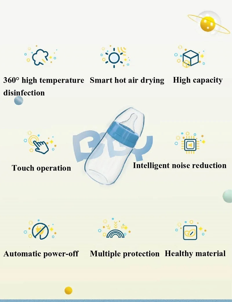 Multi-Function Baby Milk Dispenser – Electric Powder Maker, Bottle Warmer, Insulation & Sterilizing Kettle