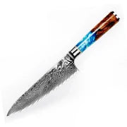 Extra Sharpness Blade Damascus Steel Powder Core S35VN 62-64 Hardness Kitchen Chef Knife
