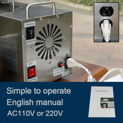 Stainless Steel Automatic Cold Press Oil Machine – Cold Press Oil Extractor for Sunflower Seeds, Nuts & More