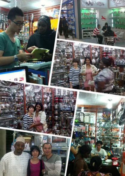 5pcs/set Thick Aluminum Pot Set  Multi-Purpose Pot Soup Pot Cookware Set  Non-Stick Pan Panela Cooking Tool KITCHEN UTENSIL SET