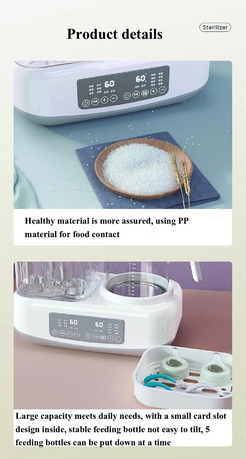 Multi-Function Baby Milk Dispenser – Electric Powder Maker, Bottle Warmer, Insulation & Sterilizing Kettle