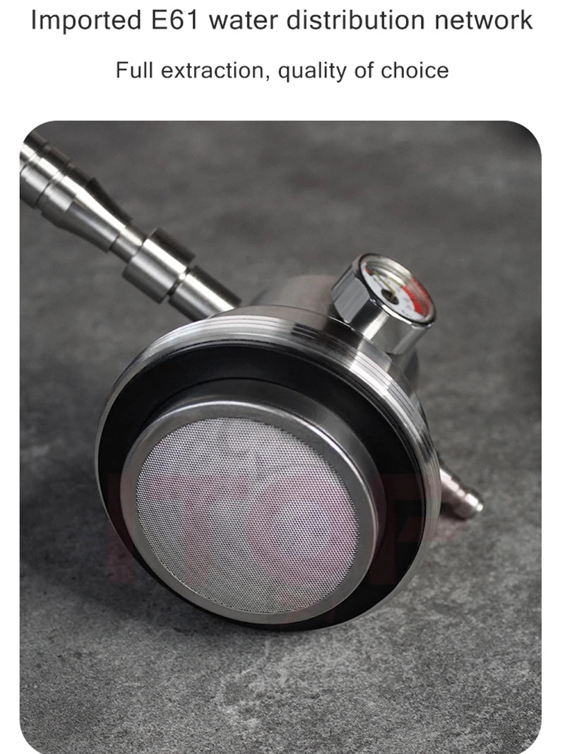 ITOP Pneumatic Coffee Machine Portable Manual Home Outdoor Air Pump Air Pressure Extraction Espresso Semi-automatic Coffee Maker