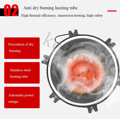 24L Automatic Sterilization Autoclave Pot High Pressure Sterilization Pot LCD Steam Sterilizer Surgical Medical Tools