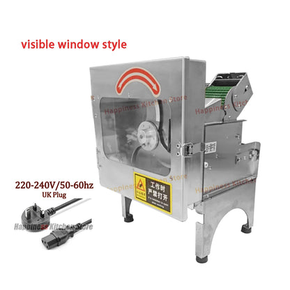 Commercial Vegetable Cutter Stainless Steel Multifunctional Fruit Slicer With Pure Copper Motor 200kg/h Restaurant Equipment