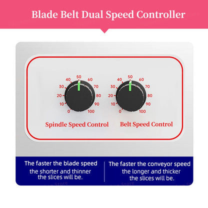 Commercial Vegetable Cutter Stainless Steel Multifunctional Fruit Slicer With Pure Copper Motor 200kg/h Restaurant Equipment