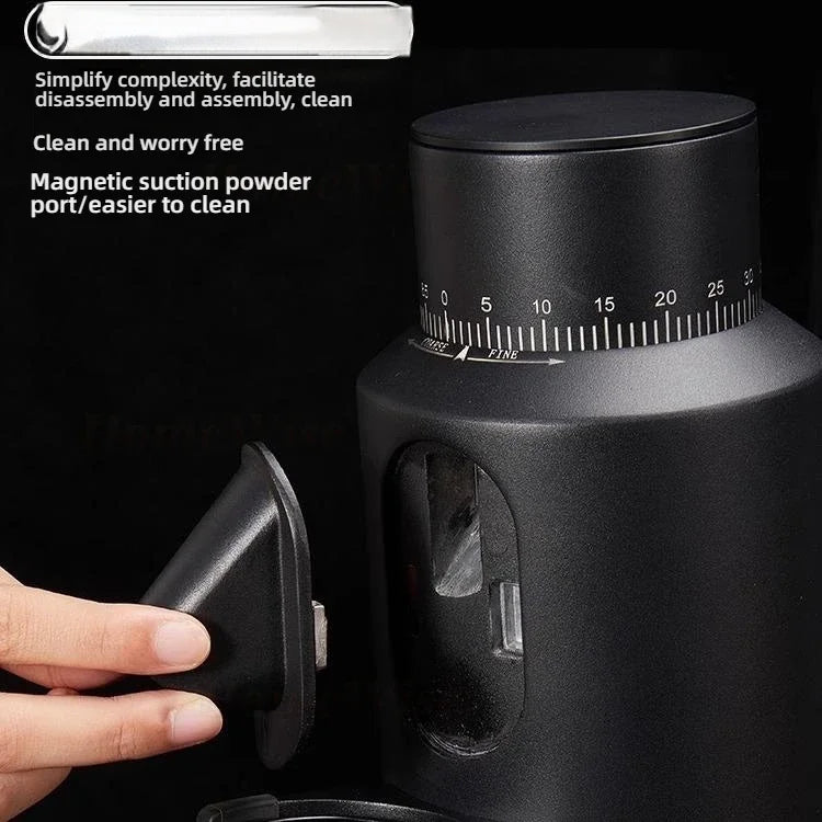 LX T64 Variable Speed Coffee Bean Grinder Machine 64mm Flat Burr Espresso Coffee Grinder Single Dose Grinder Miller