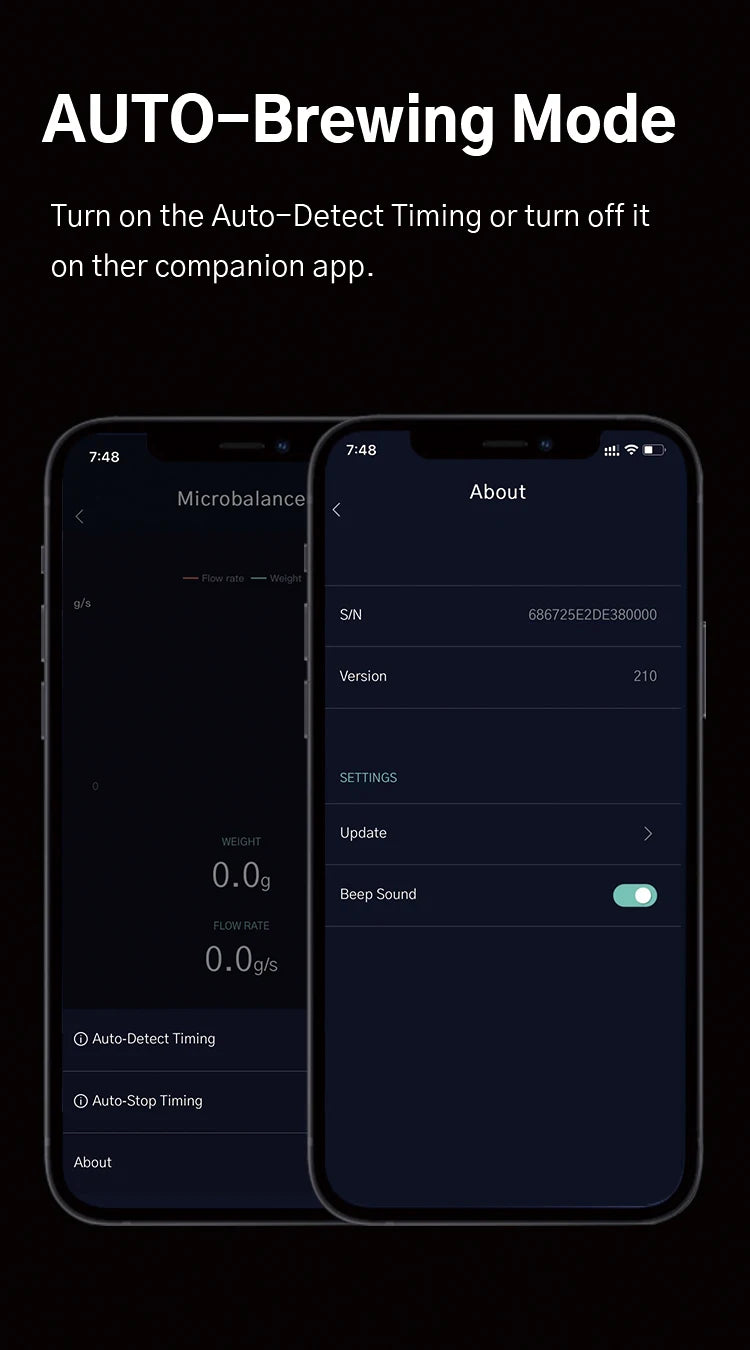 DiFluid Coffee Electronic Scale Espresso Scale Coffee Bean Weighing Timer High Quality Kitchen Scale Accurate To 0.1g