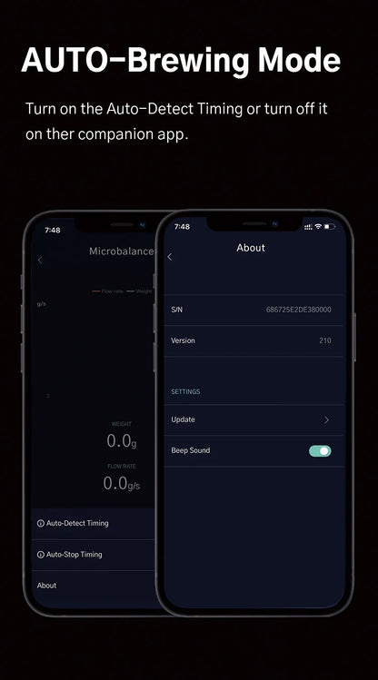 DiFluid Coffee Electronic Scale Espresso Scale Coffee Bean Weighing Timer High Quality Kitchen Scale Accurate To 0.1g