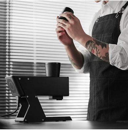 MHW-3BOMBER F74 Electric Grinder – 74mm Ti Flat Burr, 90-Step Stepless Espresso to French Press