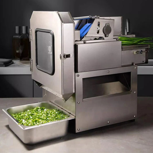 Automatic Vegetable Cutter Machine Multi-Functional Slicing Shredding Machine Chili Cutting Section Scallion Leek Cutting Machin