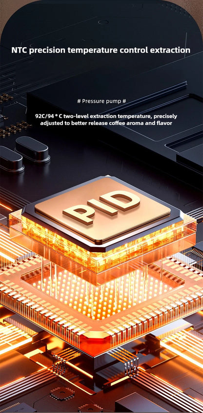 Hot and Cold Dual Extraction and Grinding Italian Coffee Machine Portable Automatic Home Smart Coffee Machine Coffee Grinder