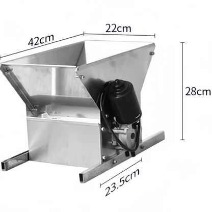 Stainless Steel Electric Grape Crusher Blueberry Mulberry Fruits Juice Press Crusher Red Wine Brewing Grape Crushing Machine