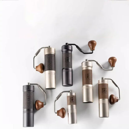 Foldable Handle Manual Coffee Grinder – Portable Hand Mill for Travel & Home