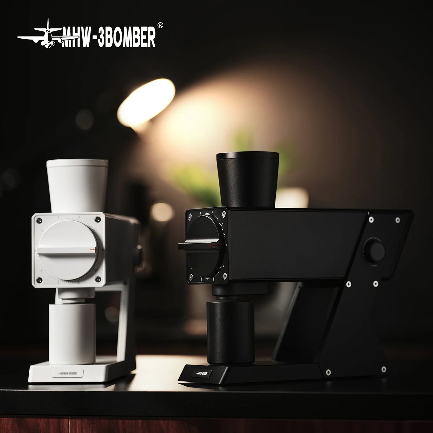 MHW-3BOMBER F74 Electric Grinder – 74mm Ti Flat Burr, 90-Step Stepless Espresso to French Press