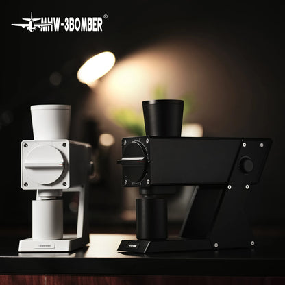 MHW-3BOMBER F74 Electric Grinder – 74mm Ti Flat Burr, 90-Step Stepless Espresso to French Press