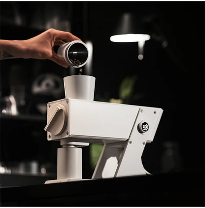 MHW-3BOMBER F74 Electric Grinder – 74mm Ti Flat Burr, 90-Step Stepless Espresso to French Press