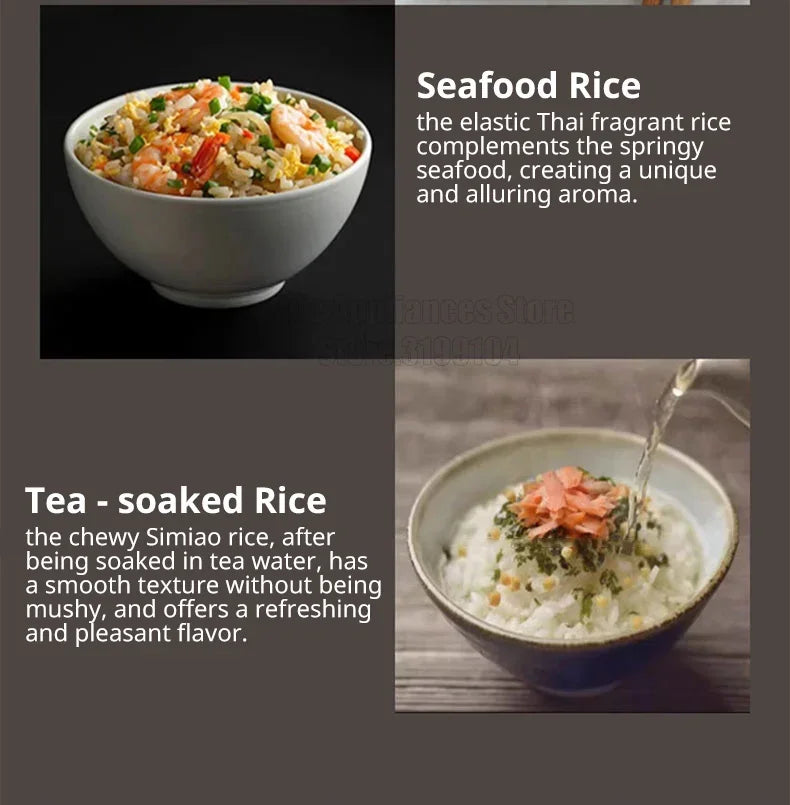 Joyoung Rice Cooker 4L Multifunctional Porridge Multigrain Rice Soup 1300W Fast Heating Cooker No Coated Stainless Steel Liner