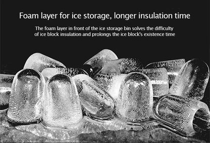 25KG Ice Maker Electric Commercial Ice Cube Maker Small Household Multifunctional Bottled Water Automatic English Panel