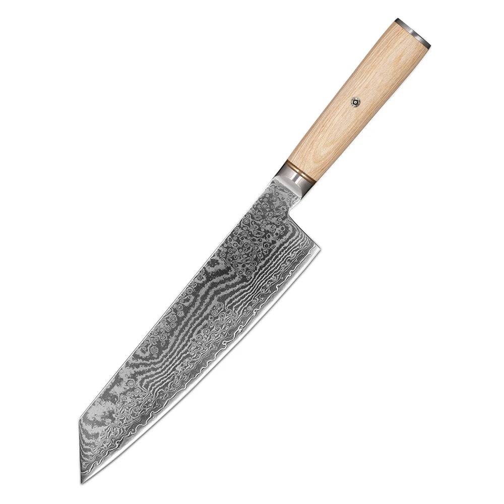 Extra Sharpness Blade Damascus Steel Powder Core S35VN 62-64 Hardness Kitchen Chef Knife