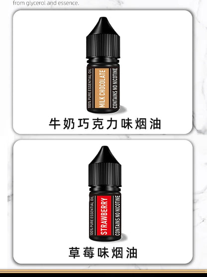 Cocktail Smoke Gun, Vapour Blaster Cocktail Bubble Smoke Gun with 5-Flavour Aroma Liquid and Edible Bubble for Food and Drink