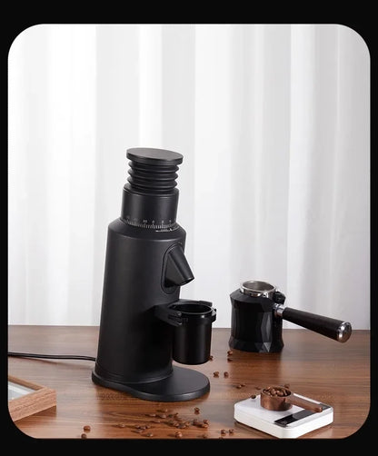 LX T64 Variable Speed Coffee Bean Grinder Machine 64mm Flat Burr Espresso Coffee Grinder Single Dose Grinder Miller