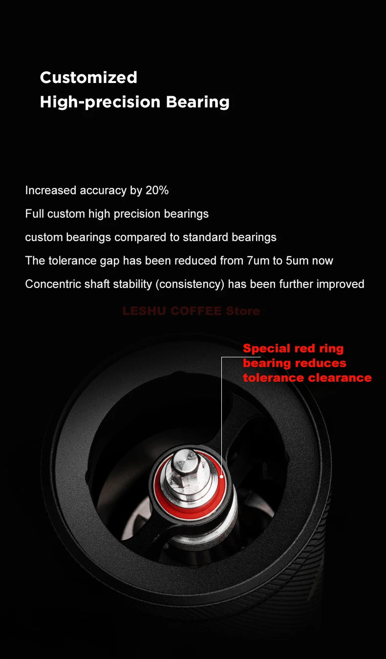 TIMEMORE Chestnut S3 Manual Coffee Grinder – S2C890 Burr, 0.015mm External Adjustment, Premium Hand Espresso Grinder