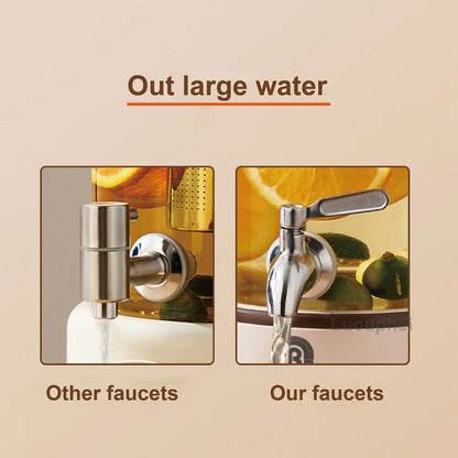 3L Electric Smart Tea Brewer – Large-Capacity Thermostatic Kettle with Faucet for Office, Fruit Tea & Commercial Use