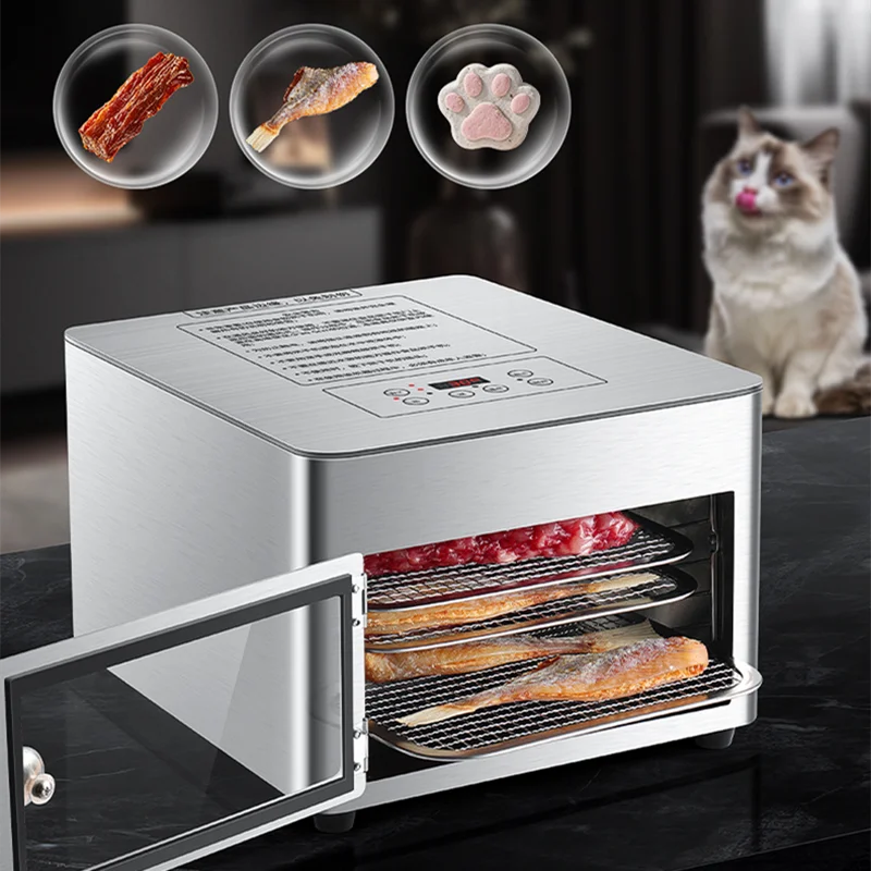 Commercial 5-Layer Stainless Steel Dehydrator with Digital Temperature Control