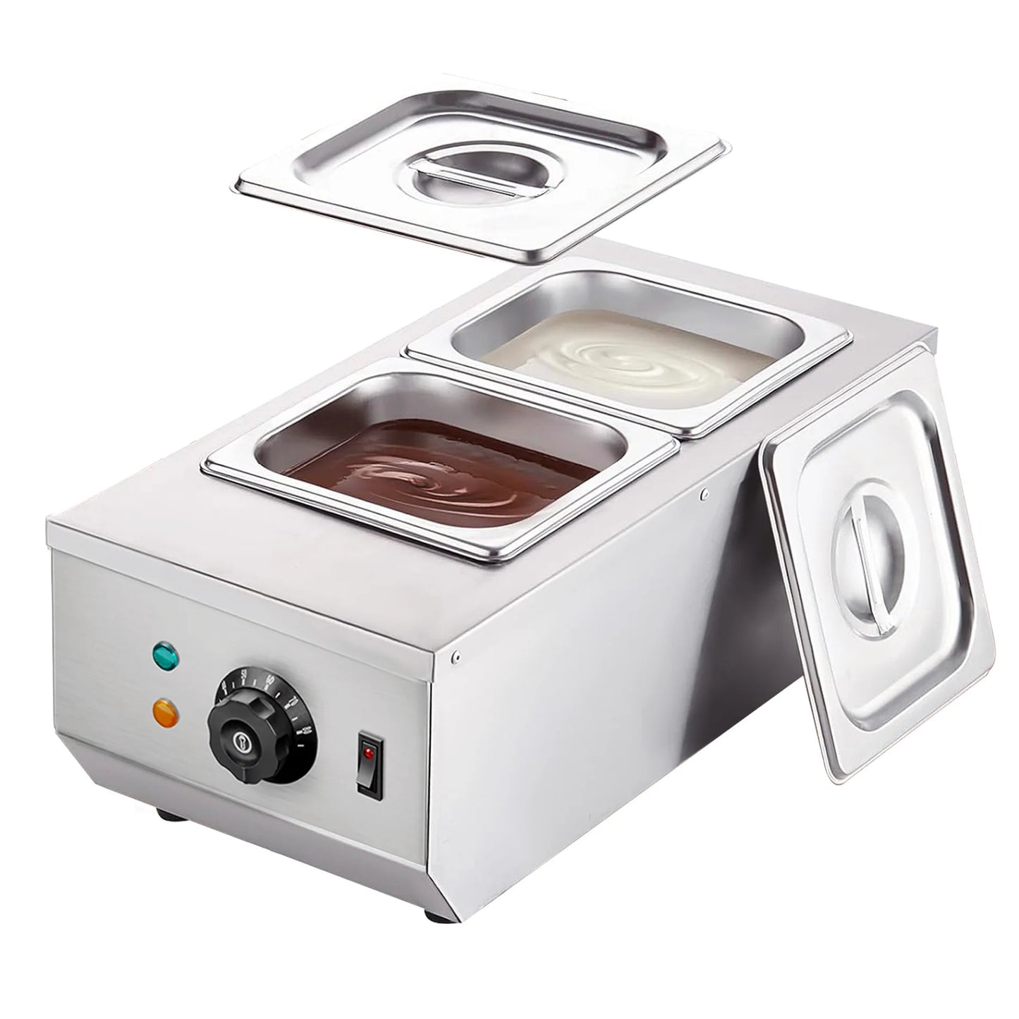 Singwinner Electric Chocolate Tempering Machine – 2/3-Tank Chocolate Melting & Cascade Warmer for Home Kitchens