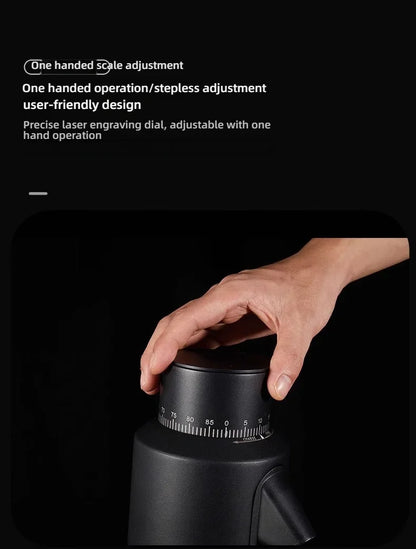 LX T64 Variable Speed Coffee Bean Grinder Machine 64mm Flat Burr Espresso Coffee Grinder Single Dose Grinder Miller