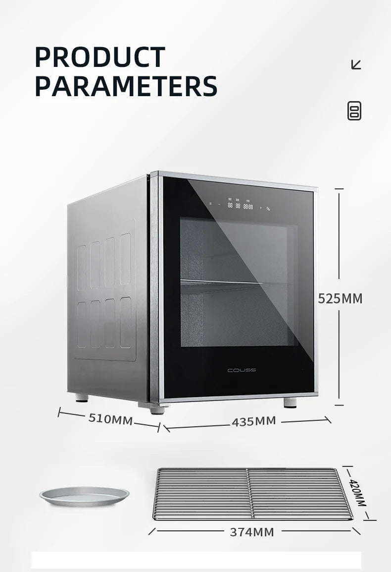 70L Temperature-Controlled Electric Dough Proofer Fermentation Household Baking Multi-functional Automatic Bread Yogurt  Machine