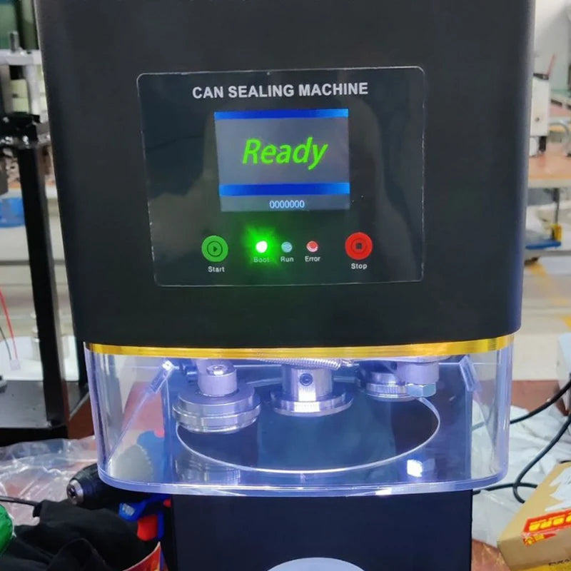 Commercial Automatic Tin Can Sealing Machine – 110V/220V Electric Soda & Beer Can Seamer for Aluminum, PET Jars, Bottles & Tin Cans