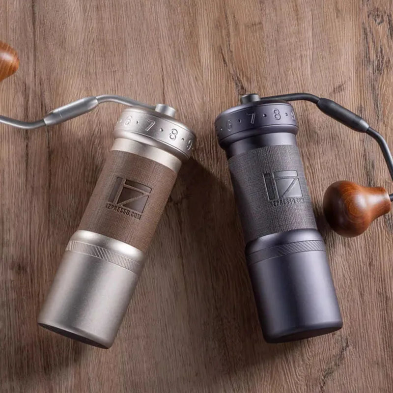 Foldable Handle Manual Coffee Grinder – Portable Hand Mill for Travel & Home