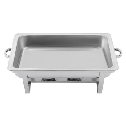 Chafing Dish Buffet Set 3 Grid Stainless Steel Rectangular Catering Chafer Warmer Set Buffet Dishes Warming Set 63.5*35.5*32cm