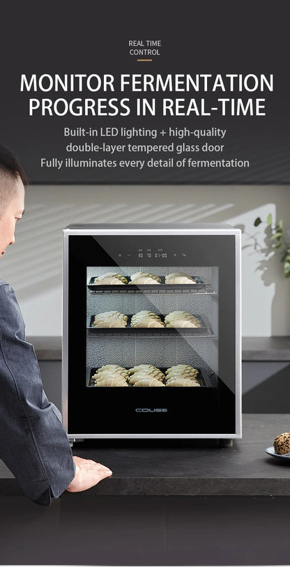 70L Temperature-Controlled Electric Dough Proofer Fermentation Household Baking Multi-functional Automatic Bread Yogurt  Machine