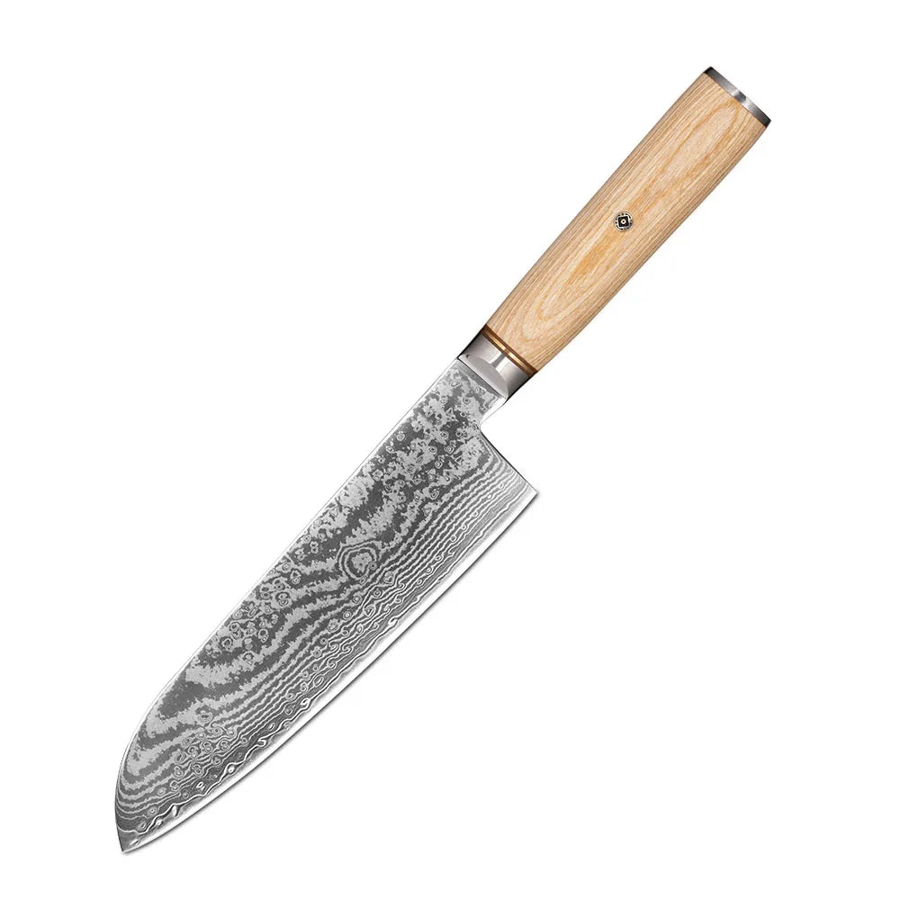 Extra Sharpness Blade Damascus Steel Powder Core S35VN 62-64 Hardness Kitchen Chef Knife