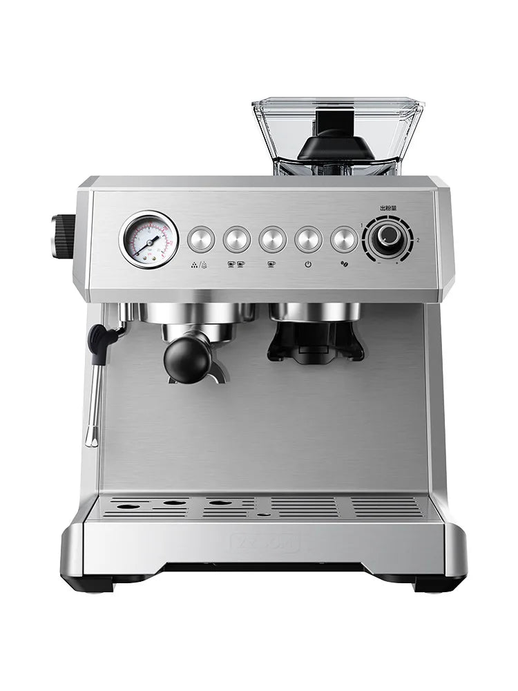 Integrated Grinder Coffee Machine Fully Automatic Espresso Coffee Machine Steam Milk Frothing Machine Italian-style Coffee Maker
