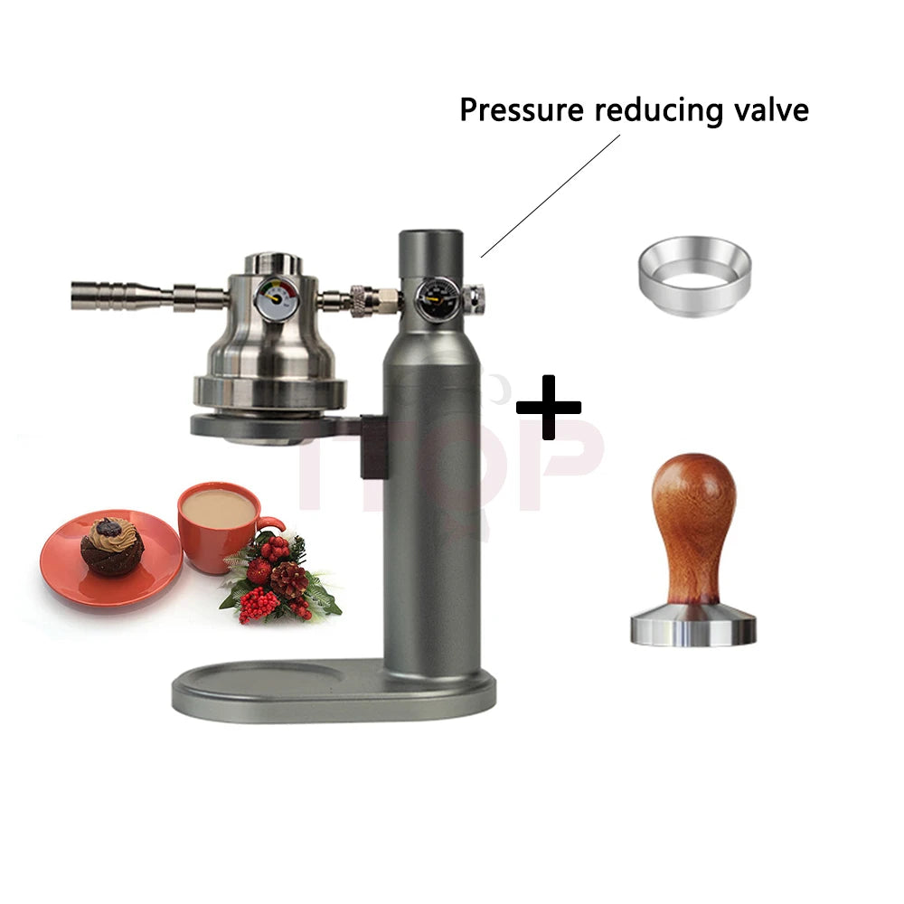 ITOP Pneumatic Coffee Machine Portable Manual Home Outdoor Air Pump Air Pressure Extraction Espresso Semi-automatic Coffee Maker