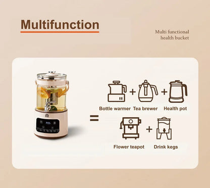 3L Electric Smart Tea Brewer – Large-Capacity Thermostatic Kettle with Faucet for Office, Fruit Tea & Commercial Use