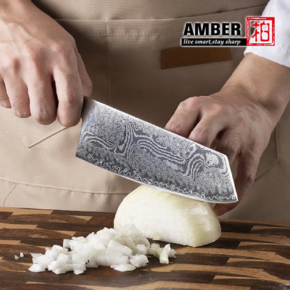 Extra Sharpness Blade Damascus Steel Powder Core S35VN 62-64 Hardness Kitchen Chef Knife