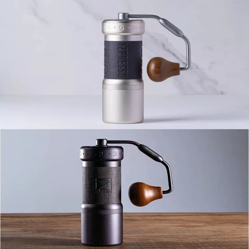 Foldable Handle Manual Coffee Grinder – Portable Hand Mill for Travel & Home