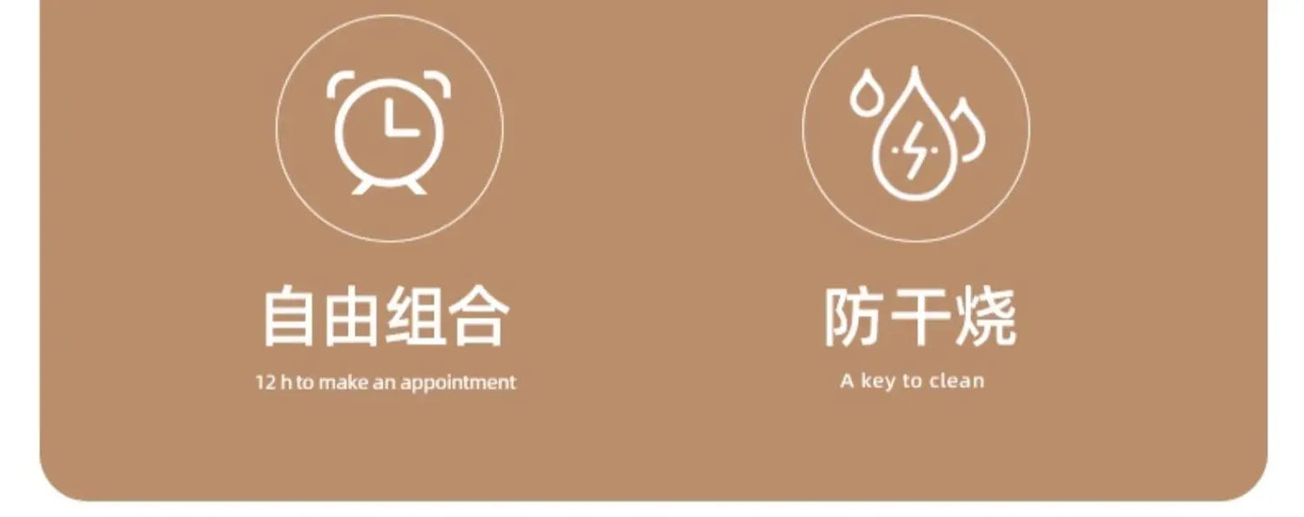 4-Layer Electric Steamer – Multi-Function Large-Capacity Cooker with Timer