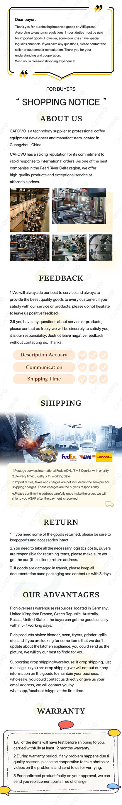 CAFOVO G180FV Electric Coffee Bean Grinder 80mm Flat Burrs 800-1600RPM Stepless Grind Plasma Anti Static Single Dose Grinder