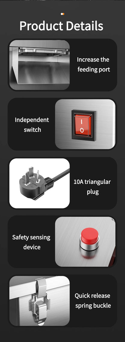 Electric Cube Cutting Machine – Automatic Dicer for Potatoes, Onions, Carrots, Fruits & Vegetables