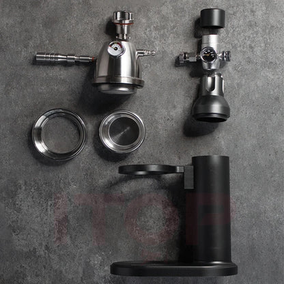 ITOP Pneumatic Coffee Machine Portable Manual Home Outdoor Air Pump Air Pressure Extraction Espresso Semi-automatic Coffee Maker