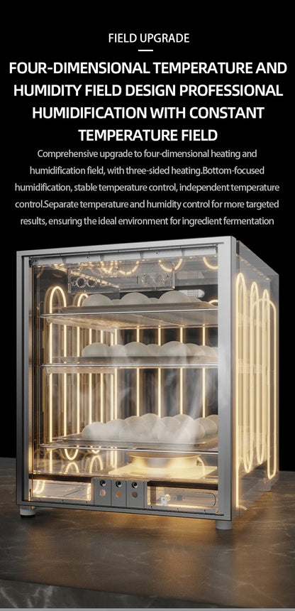 70L Temperature-Controlled Electric Dough Proofer Fermentation Household Baking Multi-functional Automatic Bread Yogurt  Machine